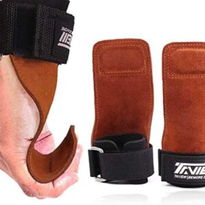 Wrist Straps for Weightlifting for Maximum Grip Support - Lifting Deadlift Strap & Weight Lifting Grips Gloves for Working Out Pull Up Deadlifting & Shrugs